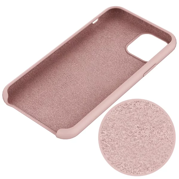 SiGN Liquid Silicone Case för iPhone 12 Mini - Rosa - Bild 4