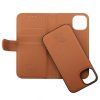 iPhone 14 Plånboksfodral Magnet Rvelon - Brun - Bild 7