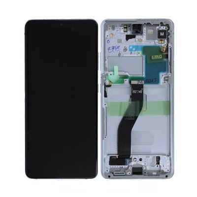 Samsung Galaxy S21 Ultra 5G Skärm med LCD Display Original - Silver