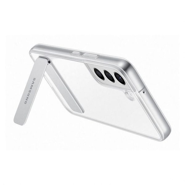 Samsung Original Galaxy S22 Plus skal clear standing cover transparent klar - Bild 4
