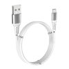 Magnetic USB-C Charge Cable, slipp kabeltrassel, 2,4A, 1 meter