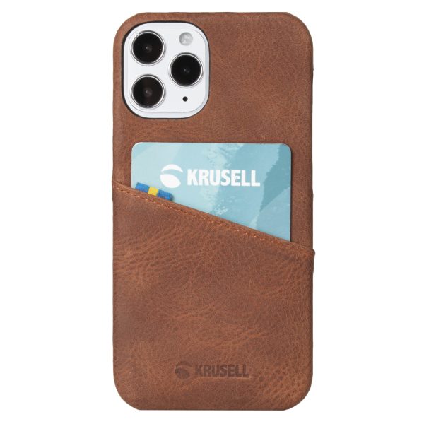 KRUSELL iPhone 12/iPhone 12 pro skal sunne cardcover vintage cognac - Bild 4