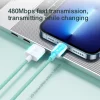 SiGN Boost USB-C till USB-C Kabel 60W 1m - Blå - Bild 2