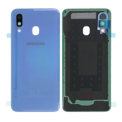 Samsung Galaxy A40 Baksida Original - Blå