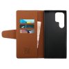 Samsung Galaxy S23 Ultra Plånboksfodral Extra Kortfack Rvelon - Brun - Bild 2