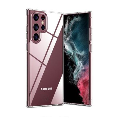 Samsung S22 Ultra Stöttåligt Skal Rvelon - Transparent