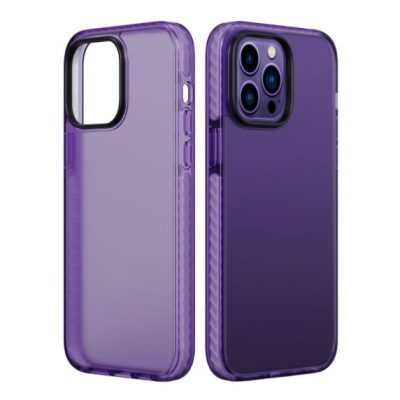 iPhone 13 Pro Stöttåligt TPU Mobilskal - Lila