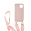 iPhone 11 Pro Max Silikonskal med Rem/Halsband - Rosa - Bild 3