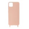 iPhone 11 Pro Max Silikonskal med Rem/Halsband - Rosa - Bild 6