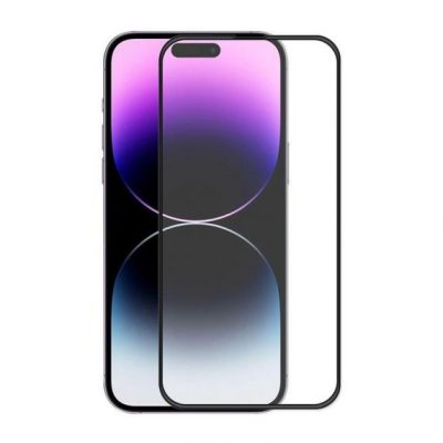 Skärmskydd iPhone 15 Pro - 3D Härdat Glas Svart