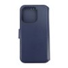 iPhone 15 Pro Plånboksfodral Läder Rvelon - Blå - Bild 3