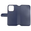 iPhone 15 Pro Plånboksfodral Läder Rvelon - Blå - Bild 4