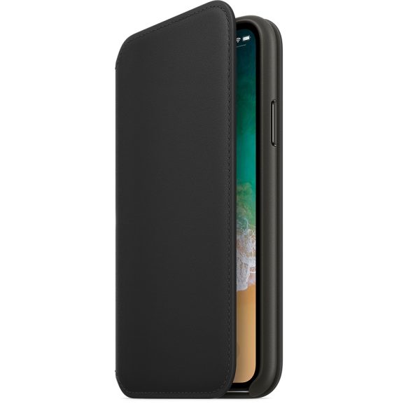 Apple läderfodral till iPhone X svart - Bild 2