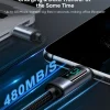 SiGN USB-C till USB-C Kabel 100W med Display, 1.2m - Svart - Bild 3