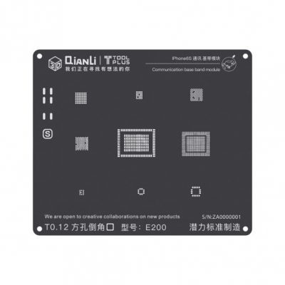 2D iBlack E200 Communication Base Band BGA Reballing - Phone 6S