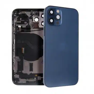 iPhone 12 Pro Baksida med Komplett Ram - Blå