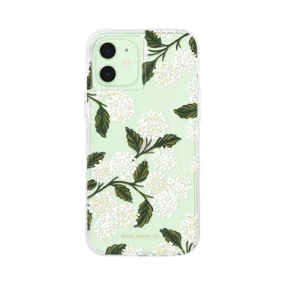 Rifle Paper iPhone 12 Mini White Hydrangea