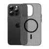 iPhone 15 Pro Max Mobilskal Korrugerad - Svart