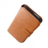 iPhone 15 Pro Max Plånboksfodral Magnet Rvelon - Brun - Bild 8