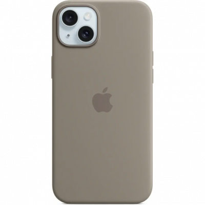 iPhone 15 Plus silikonskal med MagSafe (clay)