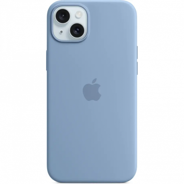 Apple Fall Iphone 15 Plus Silicone Blå