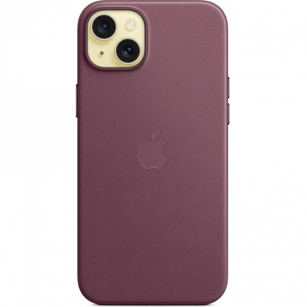 Apple iPhone 15 Plus FineWoven fodral med MagSafe, Röd - Bild 3