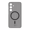 Samsung Galaxy S24 Plus Mobilskal Korrugerad med Magnet Rvelon - Svart - Bild 2