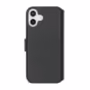 RV Genuine leather Wallet Case iPhone 16 Black - Bild 3