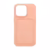 Silicone Case with Card Holder iPhone 16 Pro- Pink - Bild 4