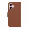 iPhone 16 Plånboksfodral med Stativ - Brun - Bild 3