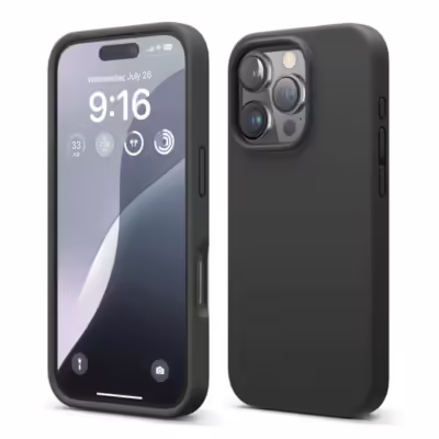 iPhone 16 Pro Case - Silicone Rvelon Black