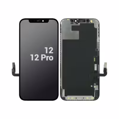 iPhone 12/12 Pro In-Cell LCD Skärm Svart