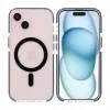 iPhone 15 Mobilskal Magnet Dubbelskydd - Svart