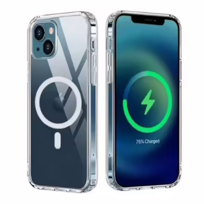 iPhone 15 Plus Mobilskal Magsafe Rvelon - Transparent