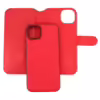 iPhone 15 Plus Plånboksfodral Magnet Rvelon - Röd - Bild 3