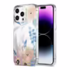 iPhone 15 Pro Mobilskal MagSafe - Blommor Rosa/Blå