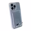 iPhone 15 Pro Mobilskal med Korthållare och Stativ Rvelon - Transparent - Bild 4