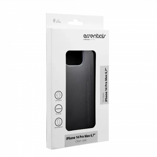 iPhone 14 Pro Max TPU back cover, Transparent - Bild 3