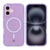 iPhone 16 Rvelon Mobilskal TPU med MagSafe - Glitter Lila