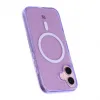 iPhone 16 Rvelon Mobilskal TPU med MagSafe - Glitter Lila - Bild 5