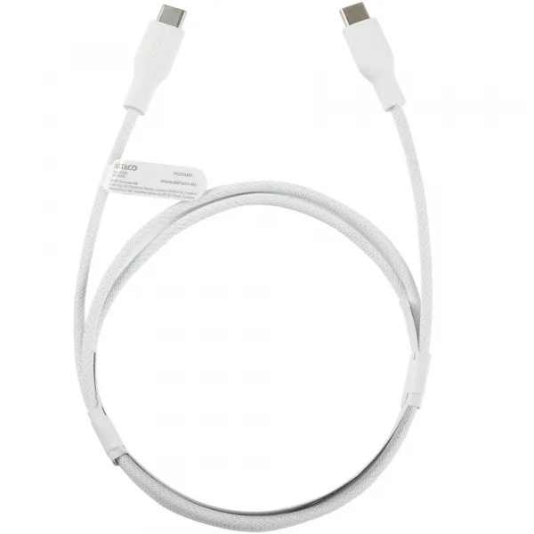 Deltaco USB-C till USB-C laddkabel 1 m 60W - Bild 3