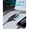 SiGN USB-A Hubb, 4xUSB-A 3.0 - Svart - Bild 2