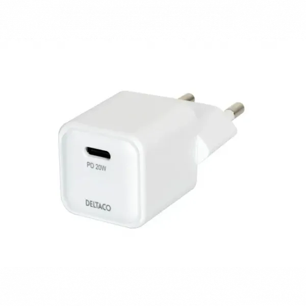 Deltaco USBC-AC150, inomhus, AC, Vit - Bild 5