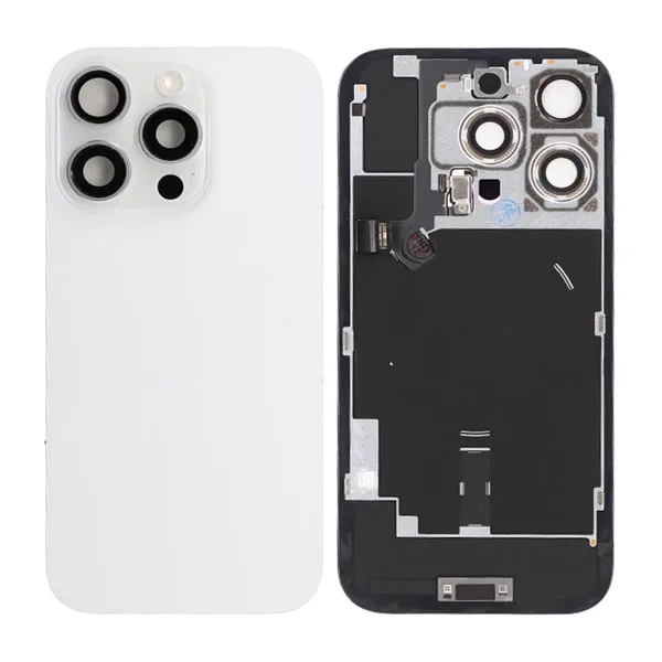 iPhone 16 Pro Bakre Glas Original Vit