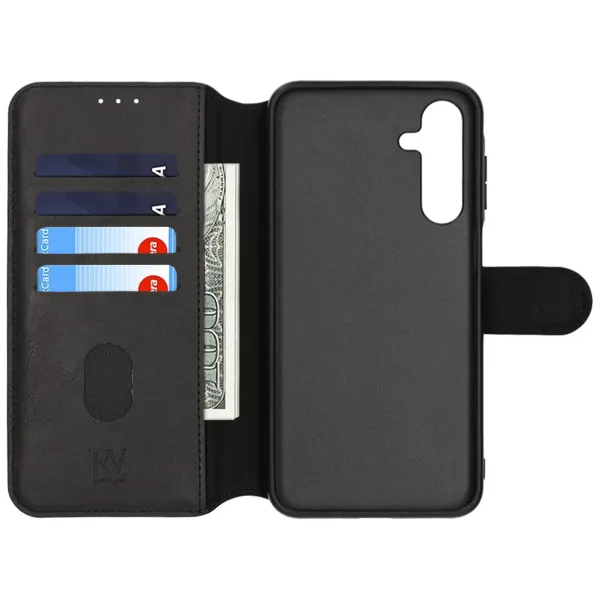 Samsung Galaxy S25 Plånboksfodral Rvelon - Svart - Bild 2