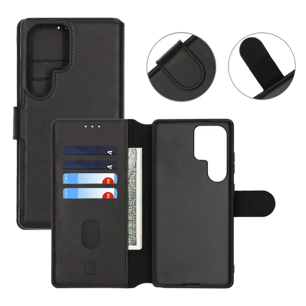 Samsung Galaxy S25 Ultra Plånboksfodral Rvelon - Svart - Bild 5