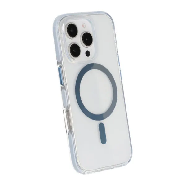 iPhone 16 Pro Max Mobilskal Magnet Dubbelskydd - Blå - Bild 5