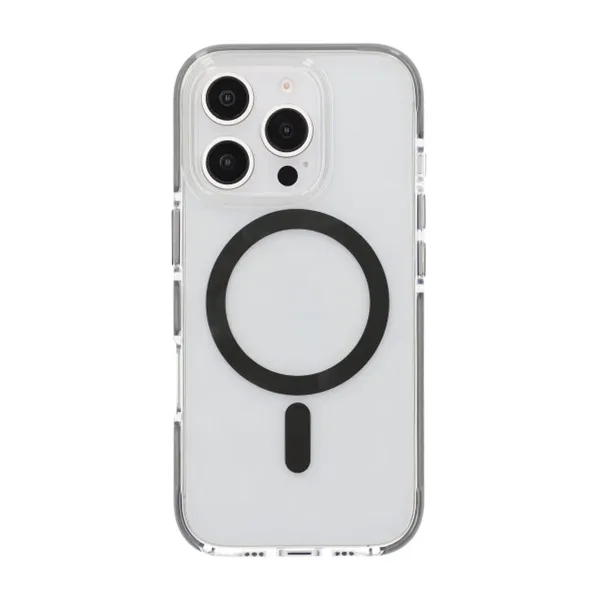 iPhone 16 Pro Max Mobilskal Magnet Dubbelskydd - Grå - Bild 3