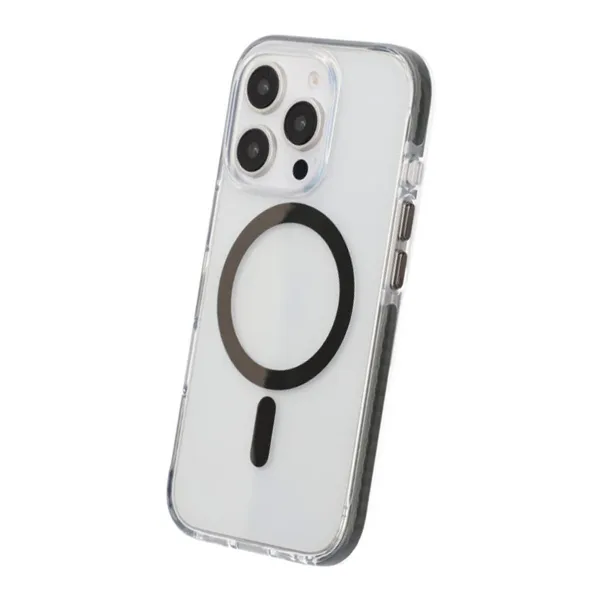 iPhone 16 Pro Max Mobilskal Magnet Dubbelskydd - Grå - Bild 4