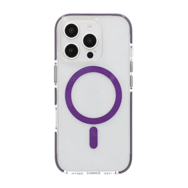 iPhone 16 Pro Max Mobilskal Magnet Dubbelskydd - Lila - Bild 3
